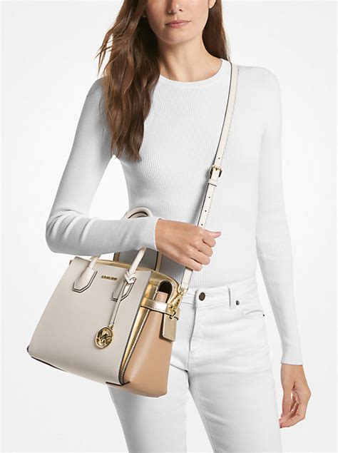 michael kors mercer large satchel review|michael kors mercer best badger.